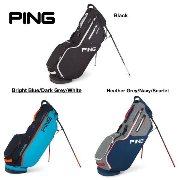 ★新品★送料無料★ ピン Ping Hoofer 14 スタンドバッグ シングルストラップ Bright Blue/Dark Grey/White