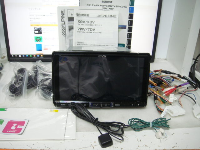 即決!アルパイン9インチナビ X9V-PR 50プリウス用 2019年データ