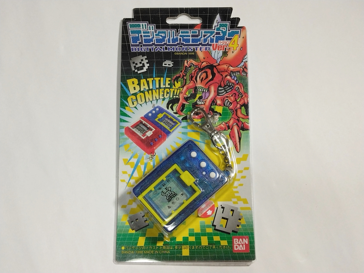  Bandai Digital Monster Ver.4 прозрачный голубой новый товар нераспечатанный 