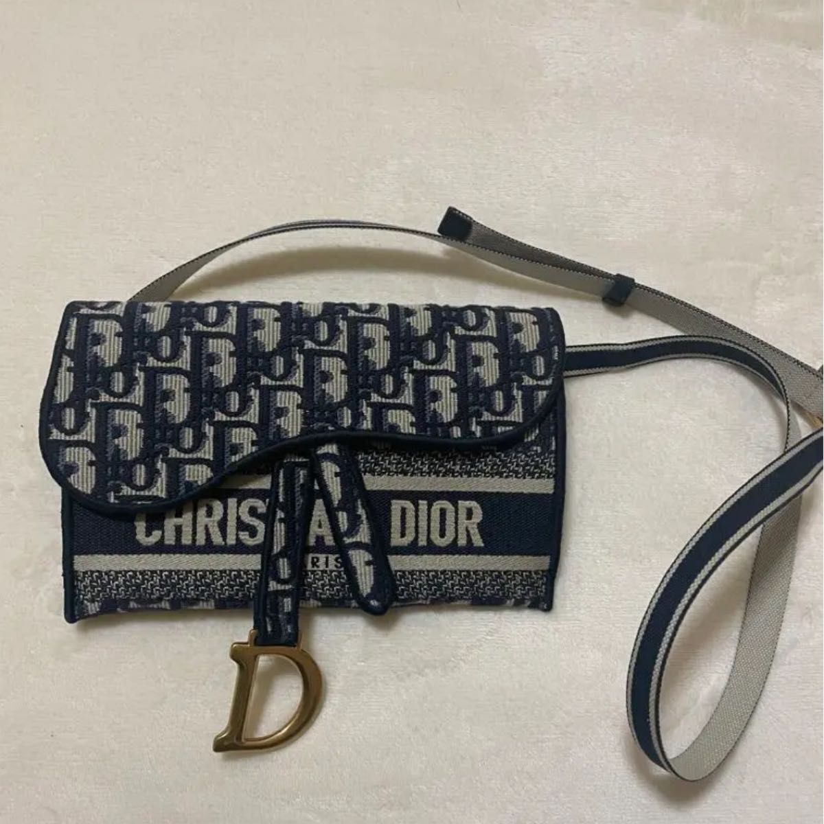 クリスチャンディオール Dior SADDLE スリムポーチ ショルダーバッグ