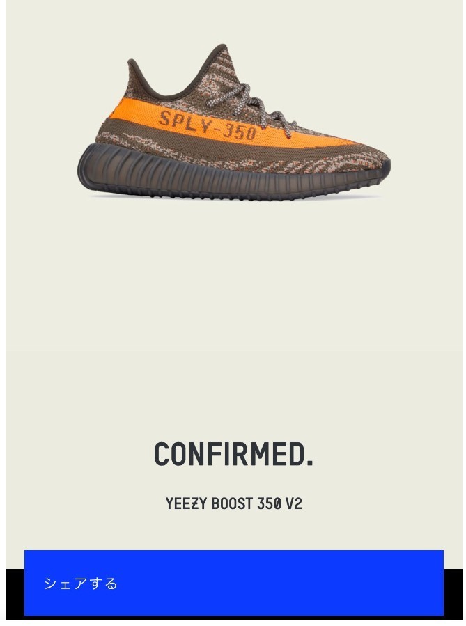 29㎝ 新品未使用【adidas YEEZY BOOST 350 V2 Carbon Beluga】カーボン