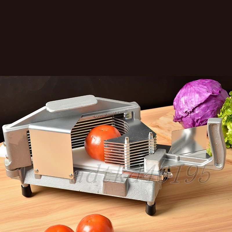 手動トマトスライサー 卓上型 薄切り機 野菜スライサー 業務用切り器 家庭用 調理器 薄切り_画像2
