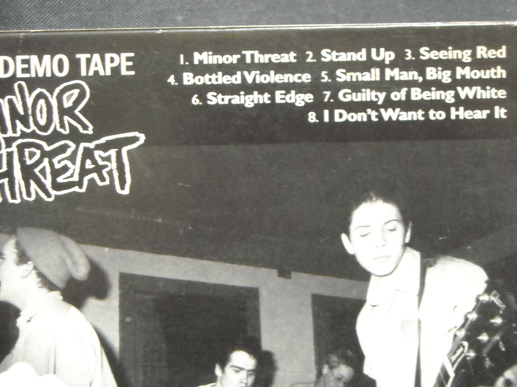 輸入盤CD/紙ジャケ/MINOR THREATマイナースレットFIRST DEMO TAPE/ストレートエッジSxE80年代USハードコアパンクHARDCORE PUNK_画像2