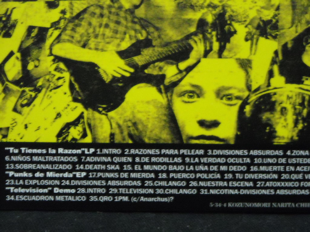  domestic record CD/ATOXXXICO/ marks kisiko/HARDCORE CHILANGO/80 period meki deer n hard core punk HARDCORE PUNK Mexico MEXICO middle South America 