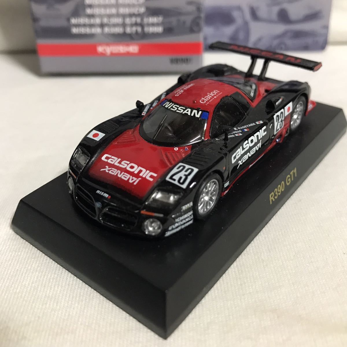 京商 1/64 ニッサン モータースポーツ　日産 R390 GT1 #23 星野 一義/E.コマス/影山 正彦　ルマン24時間　1997 12位　　198_画像2