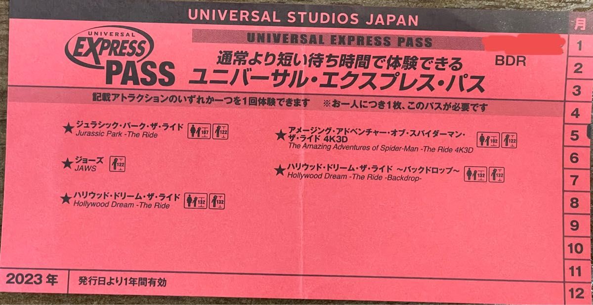 USJ エクスプレスパス ファストパス チケット ユニバーサルスタジオ