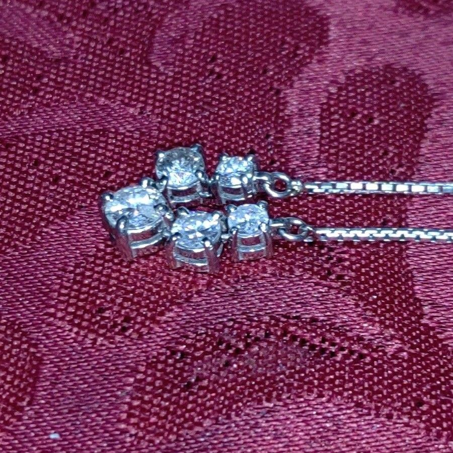 最終お値下げPt850 ダイヤデザインネックレス 0 89ct|Yahoo!フリマ