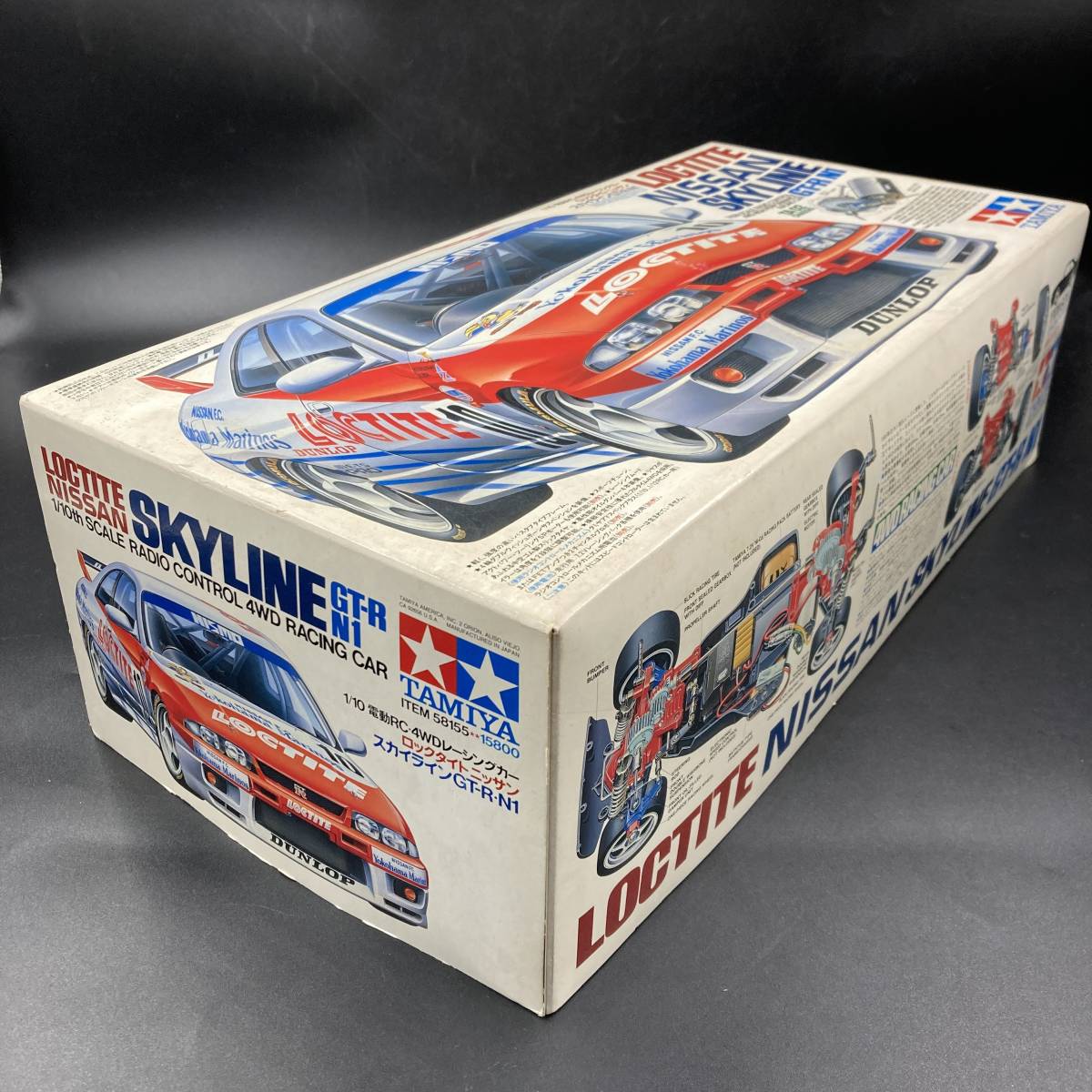 TAMIYA 1/10 電動RC-4WD レーシングカー ロックタイトニッサン