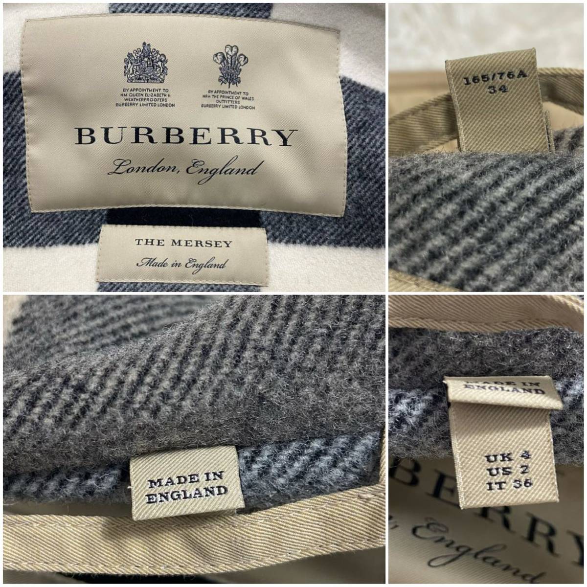 ☆極美品☆ Burberry THE MERSEY メガチェック ダッフルコート | werc