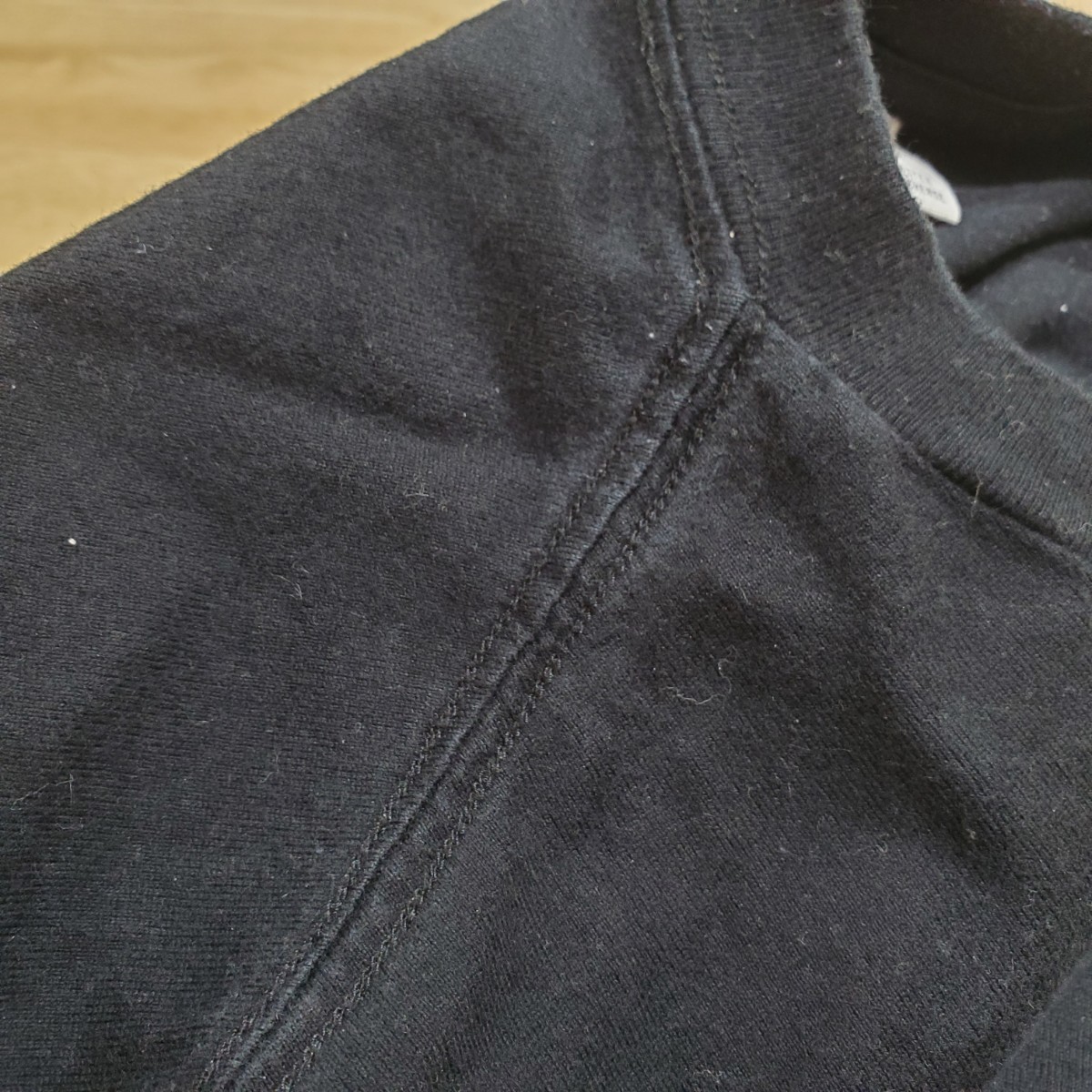 deluxe デラックス バック プリント 半袖 Tシャツ ポケット TEE ブラック サイズ M_画像4