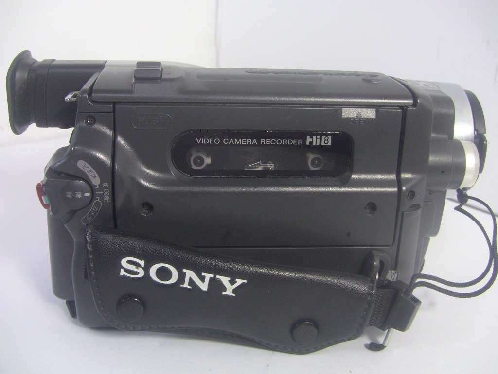 本物の videoHi8Handycam 動作品 SONY ② CCD-TRV96 ビデオカメラ