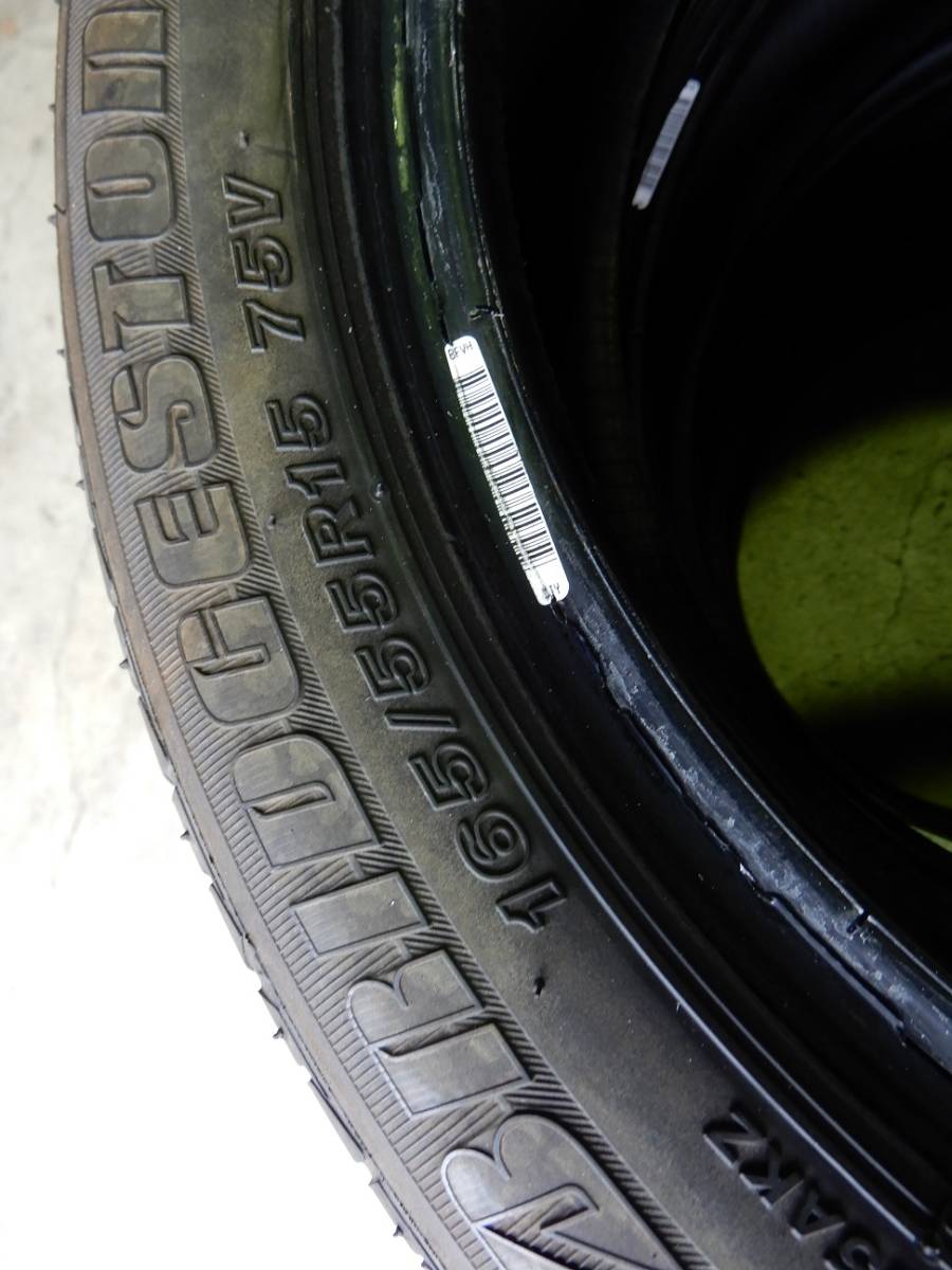 普利司通N-BOX正品安裝輪胎B250 165 / 55R15 x 4本 <Br> ブリヂストン　Ｎ－ＢＯＸ純正装着タイヤ　Ｂ２５０　１６５／５５Ｒ１５　ｘ４本