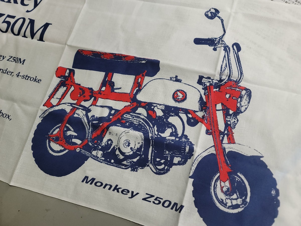 日本手ぬぐい Honda Monkey Z50M ホンダ モンキー Honda Z50M 未開封新品_画像1