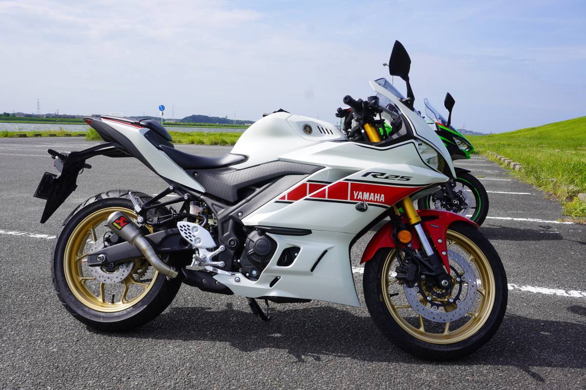 ヤマハ YZF-R25 AKRAPOVIC アクラポビッチ スリップオンマフラー