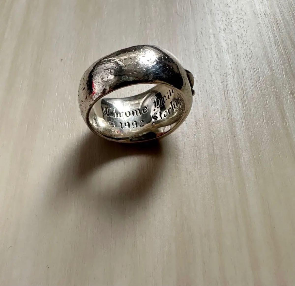 CHROME HEARTS フローラルクロスリング 16号 インボイス原本付き