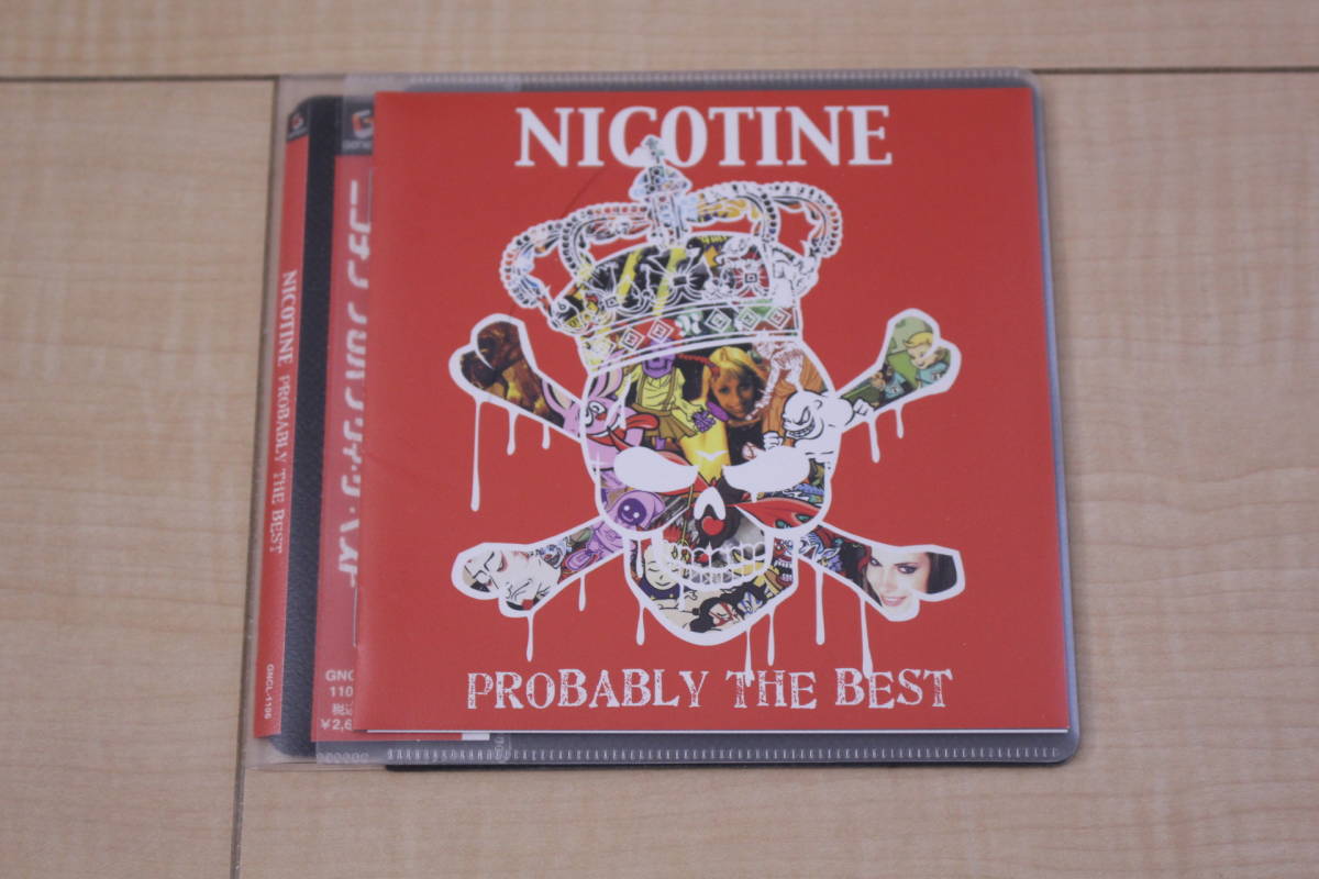 NICOTINE PROBABLY THE BEST CD 元ケース無し メディアパス収納