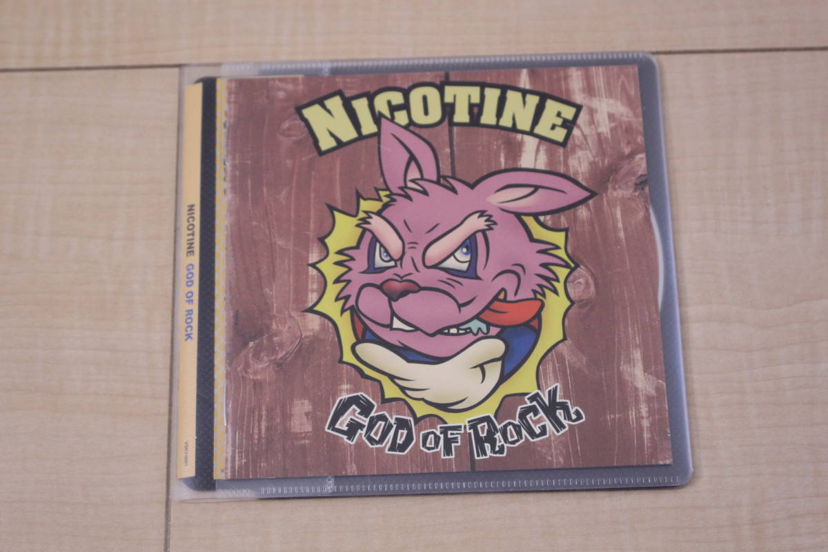 NICOTINE GOD OF ROCK CD 元ケース無し メディアパス収納_画像1