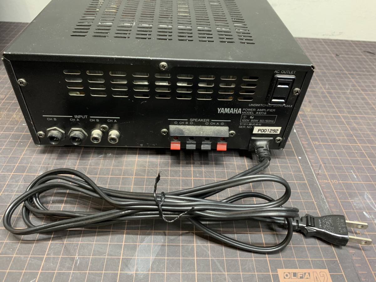 作動確認済!』YAMAHA A100a パワーアンプ出力調整小型アンプ 作動確認済!』YAMAHA A100a パワーアンプ出力調整小型アンプ
