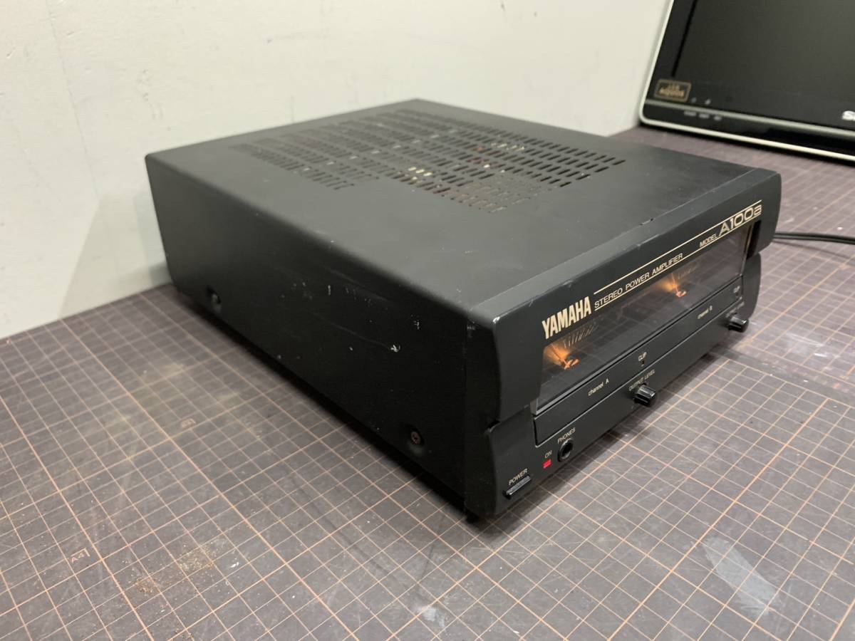 作動確認済!』YAMAHA A100a パワーアンプ出力調整小型アンプ 作動確認済!』YAMAHA A100a パワーアンプ出力調整小型アンプ