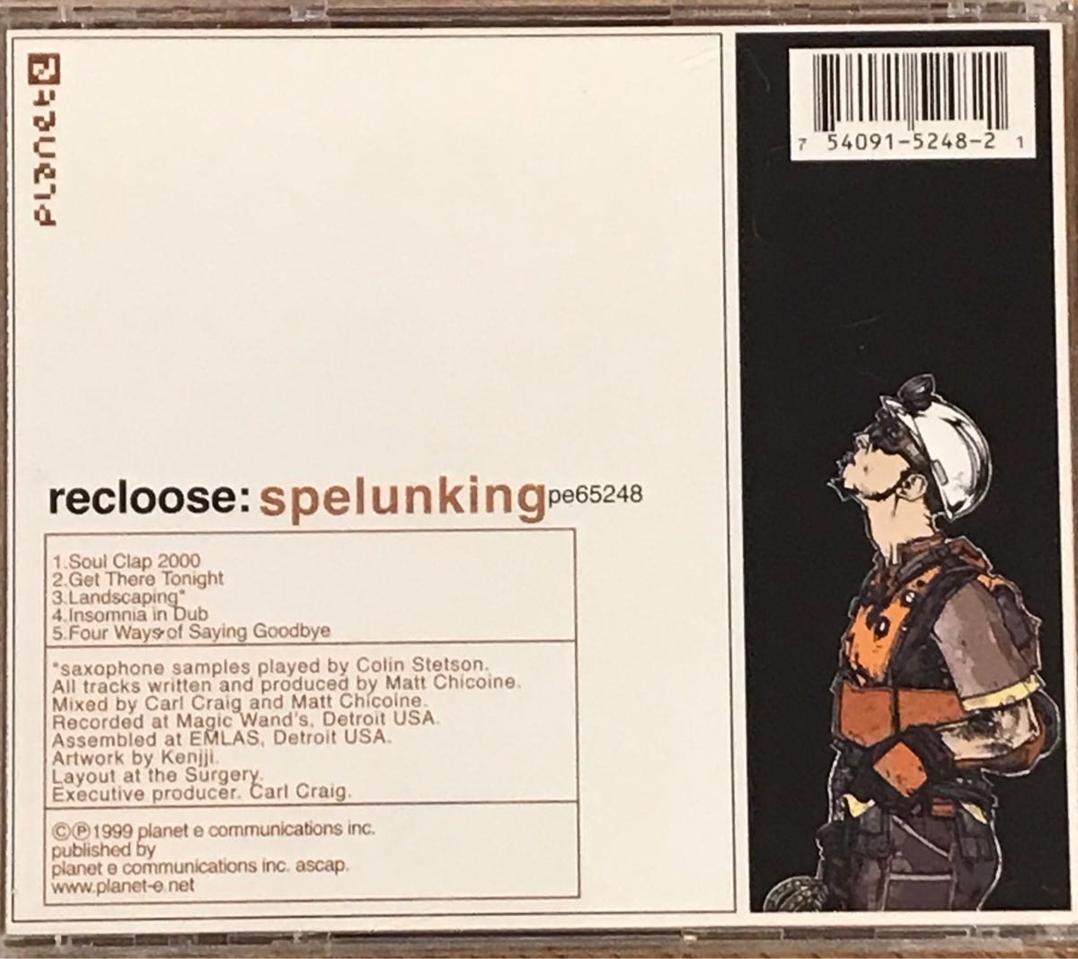 【デトロイト】Recloose - Spelunking / 名盤、レア_画像2