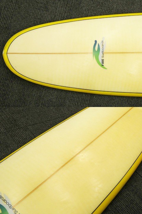 ♯ 引取歓迎!! FIRE surfboards サーフボード 7'6 (228.6 cm) フィン