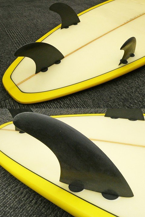 ♯ 引取歓迎!! FIRE surfboards サーフボード 7'6 (228.6 cm) フィン