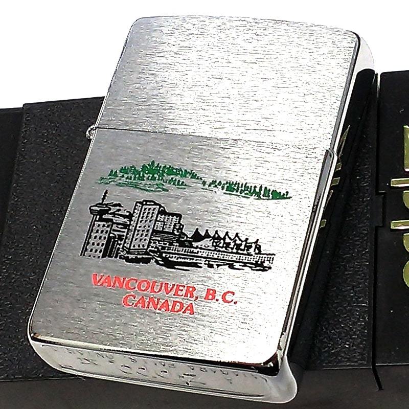 ZIPPO ライター カナダ製 1995年製 バンクーバー オンタリオ製 レア ジッポ ビンテージ 廃盤 おしゃれ 珍しい_画像1