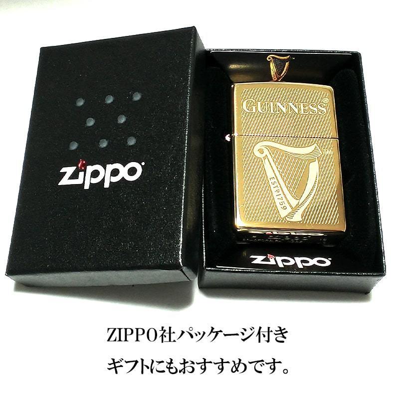 ジッポ ライター ZIPPO GUINNESS ビール ゴールド ギネス かっこいい メンズ 渋い おしゃれ ギフト プレゼント お酒 ハイポリッシュブラス_画像5