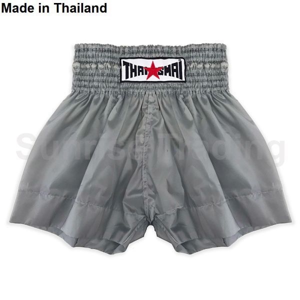  новый товар THAISMAImei Thai кикбоксинг брюки XL размер унисекс серый шорты бокс MMA боевые искусства спорт перчатка 