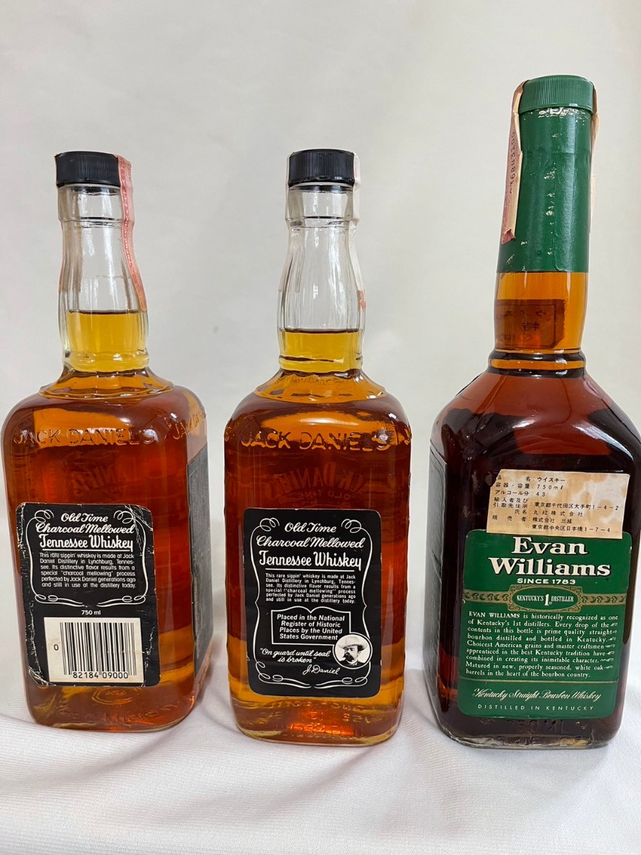ジャックダニエル エヴァンウィリアムス 7年 3本セット 未開栓 750ml