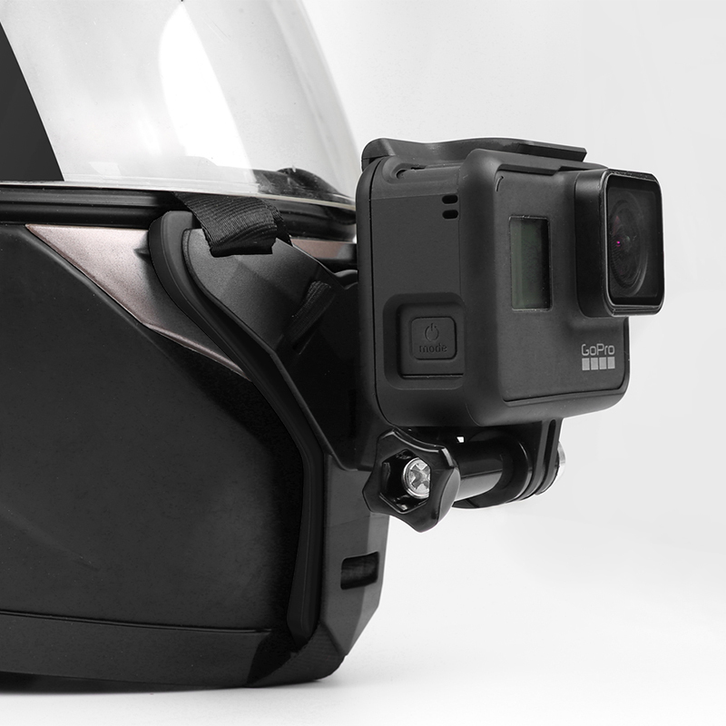 【新品】GoPro ゴープロ ヘルメット用顎（あご）部分マウントホルダー / ブラック_画像3