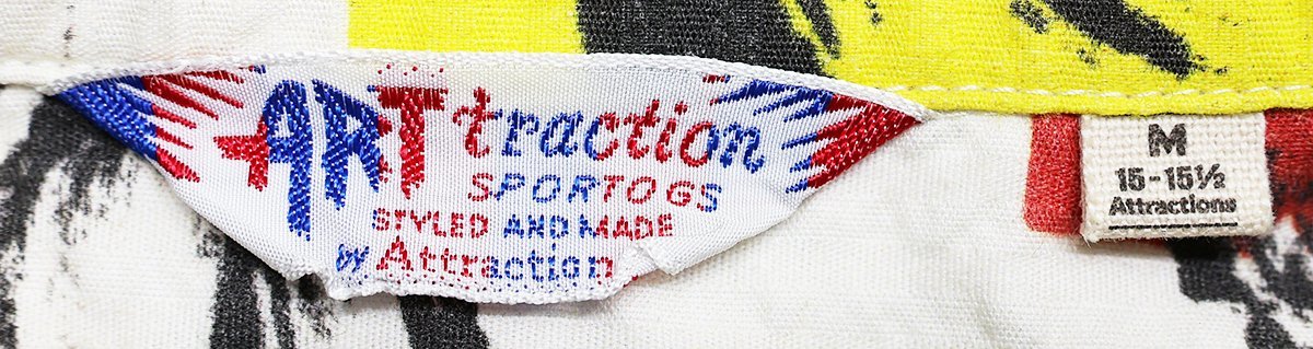 ART traction SPORTOGS (アートトラクション) ART-001 / Palm Seersucker Shirt シアサッカーシャツ 未使用品 グリーン size M