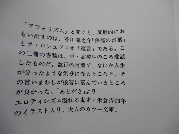 2▲ 　女のかたち・男と女をめぐる断章 ２冊　吉行淳之介,米倉斉加年 / 集英社文庫 昭和55年4刷・昭和56年初版,カバー付,大人のカラー絵本_画像6