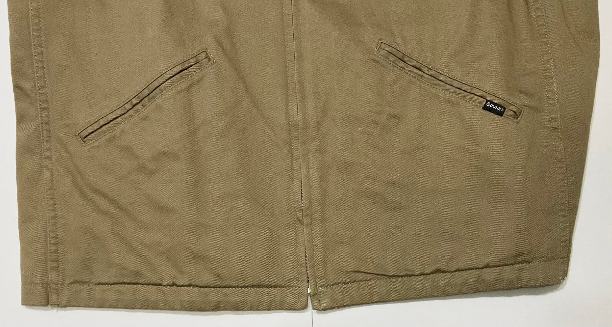130A CUNE キューン ワークジャケット ベージュ ジャケット【中古】 JChere雅虎拍卖代购 バンヒューゼン カバーオール ワークジャケット M ベージュ VAN HEUSEN コーデュロイ切替 レディース 古着 221123