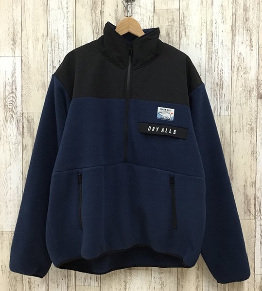 128BH HUMAN MADE FLEECE HALF ZIP PULLOVER ヒューマンメイド 22AW