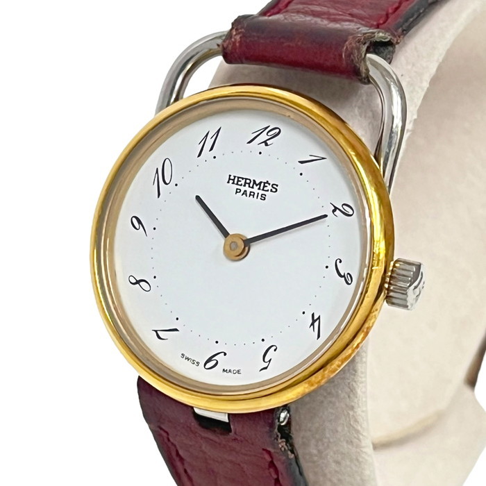 人気ブランドの新作 腕時計 71429 アルソー HERMES/エルメス GP/レザー