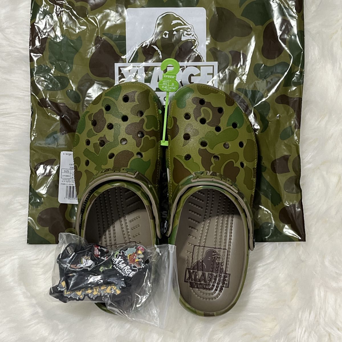 【新品・未使用】XLARGE × crocs エクストララージ クロックス