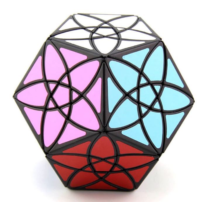 MF8バウヒニアmegaminxedsマジックキューブ3 × 3面体starminx歪んプロのスピードパズル教育玩具子供のため_画像3