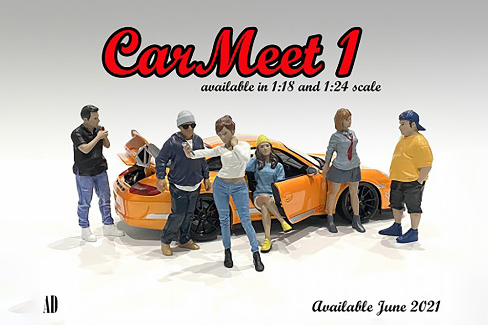 アメリカン ジオラマ 1/18 フィギア カーミート 1 女性 American Diorama 1/18 Figures Car Meet 1の画像5