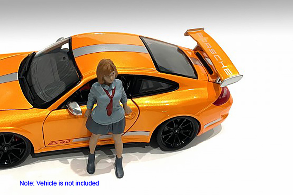 アメリカン ジオラマ 1/18 フィギア カーミート 1 女性 American Diorama 1/18 Figures Car Meet 1の画像3