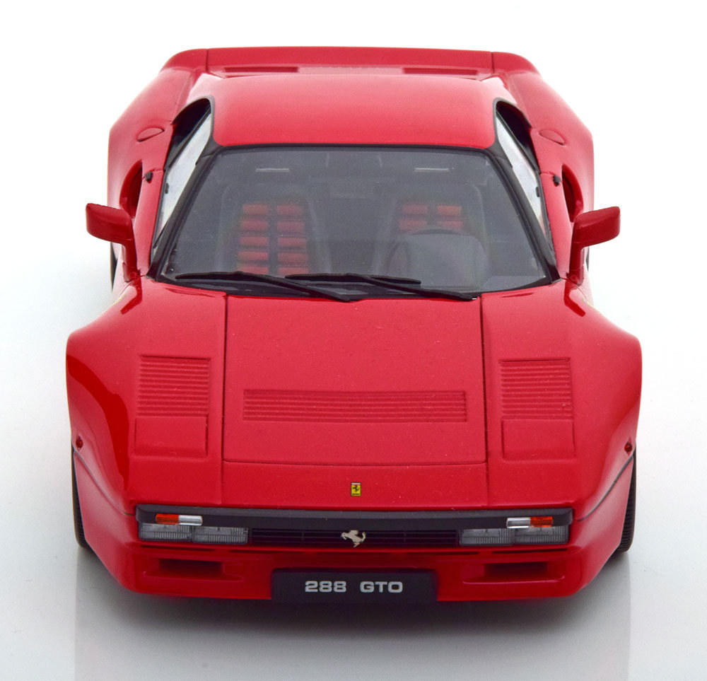 KK-Scale 1/18 フェラーリ 288 GTO 1984 レッド 赤黒内装 Ferrari ミニカー KKDC180414_画像3