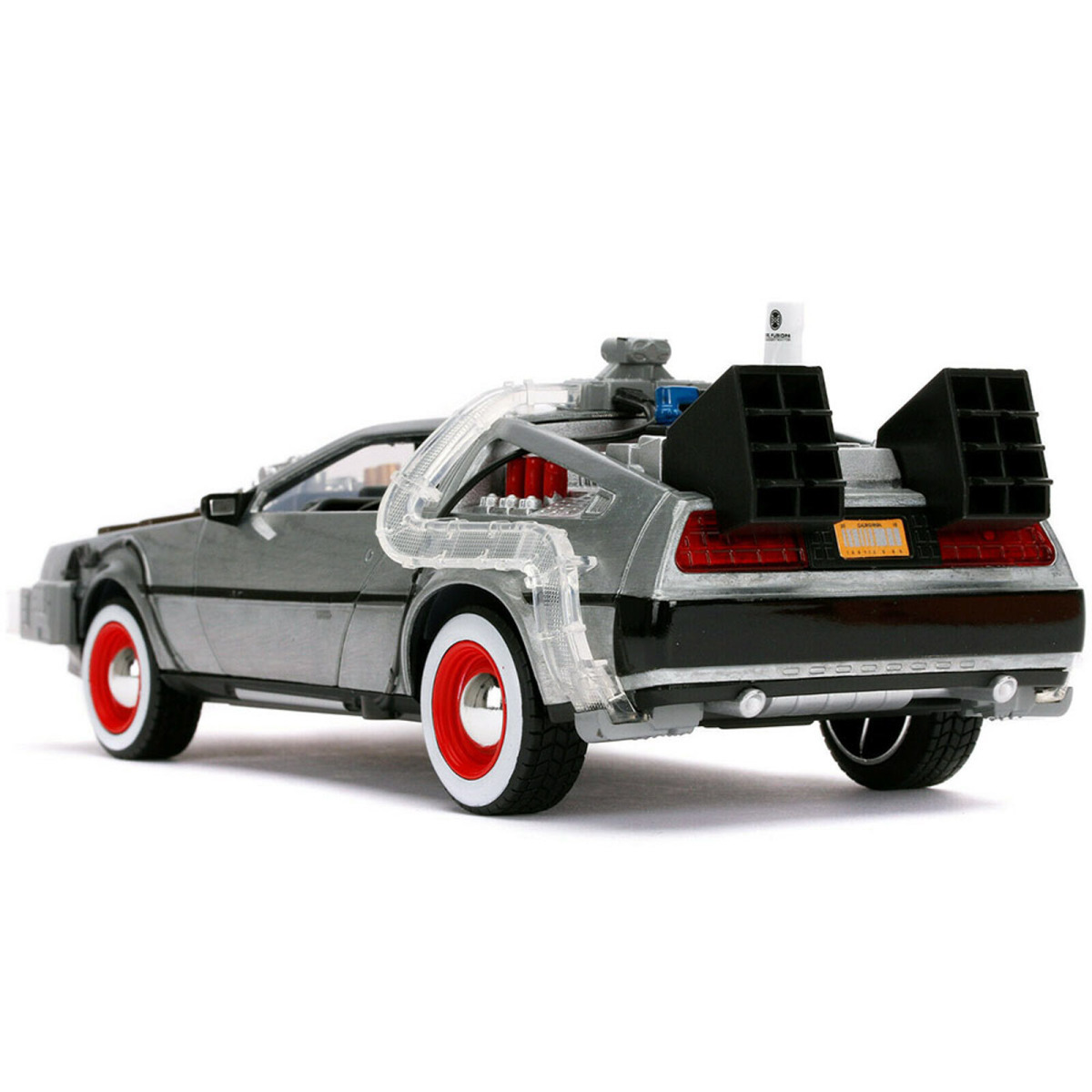 JADA TOYS 1/24 バック・トゥー・ザ・フューチャー パート3 デロリアン ライトアップ / BACK TO THE FUTURE PART III DELOREAN 32166_画像4