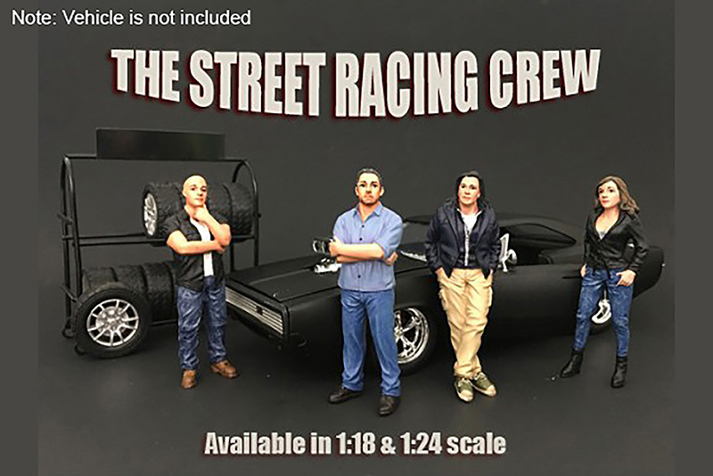 アメリカン ジオラマ 1/24 フィギア ストリート レーシング クルー 3 American Diorama Figure Street Racing Crew Figure III_画像4