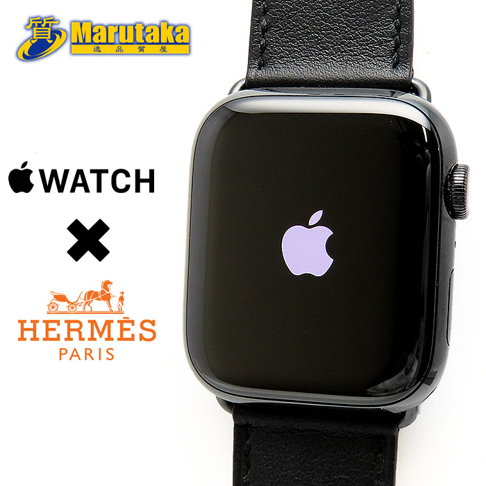 高品質の激安 送料無料 a23k184-2 美品 尼崎 丸高 逸品質屋 Series7 Hermes Watch Apple MKMW3J/A 45mm シリーズ7 アップルウォッチ エルメス スマートウォッチ本体