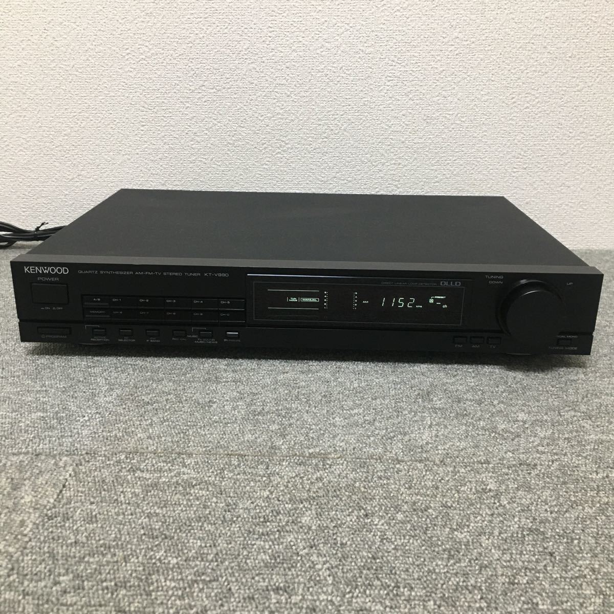 KENWOOD ケンウッド STEREO TUNER KV-V990 J-395_画像1