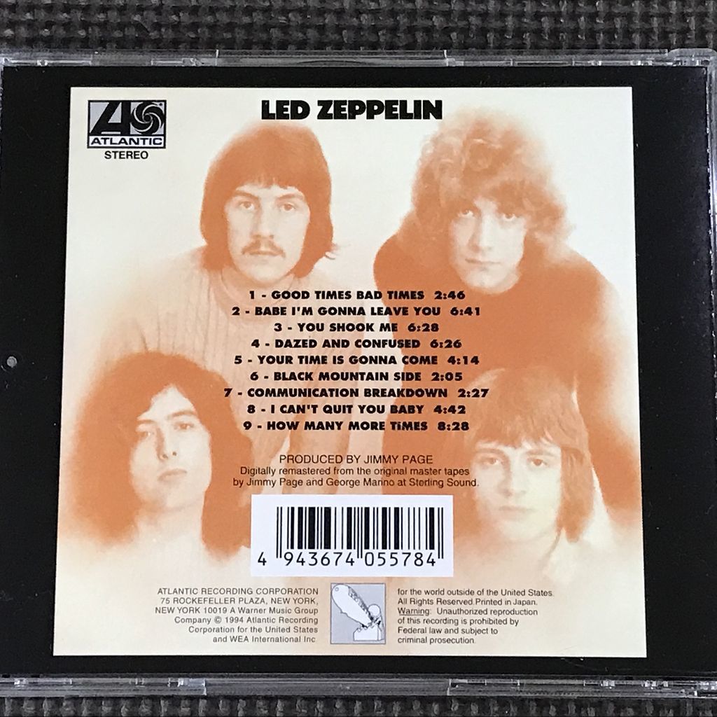 レッド・ツェッペリン LED ZEPPELIN 1stアルバム WPCR-75001の画像2