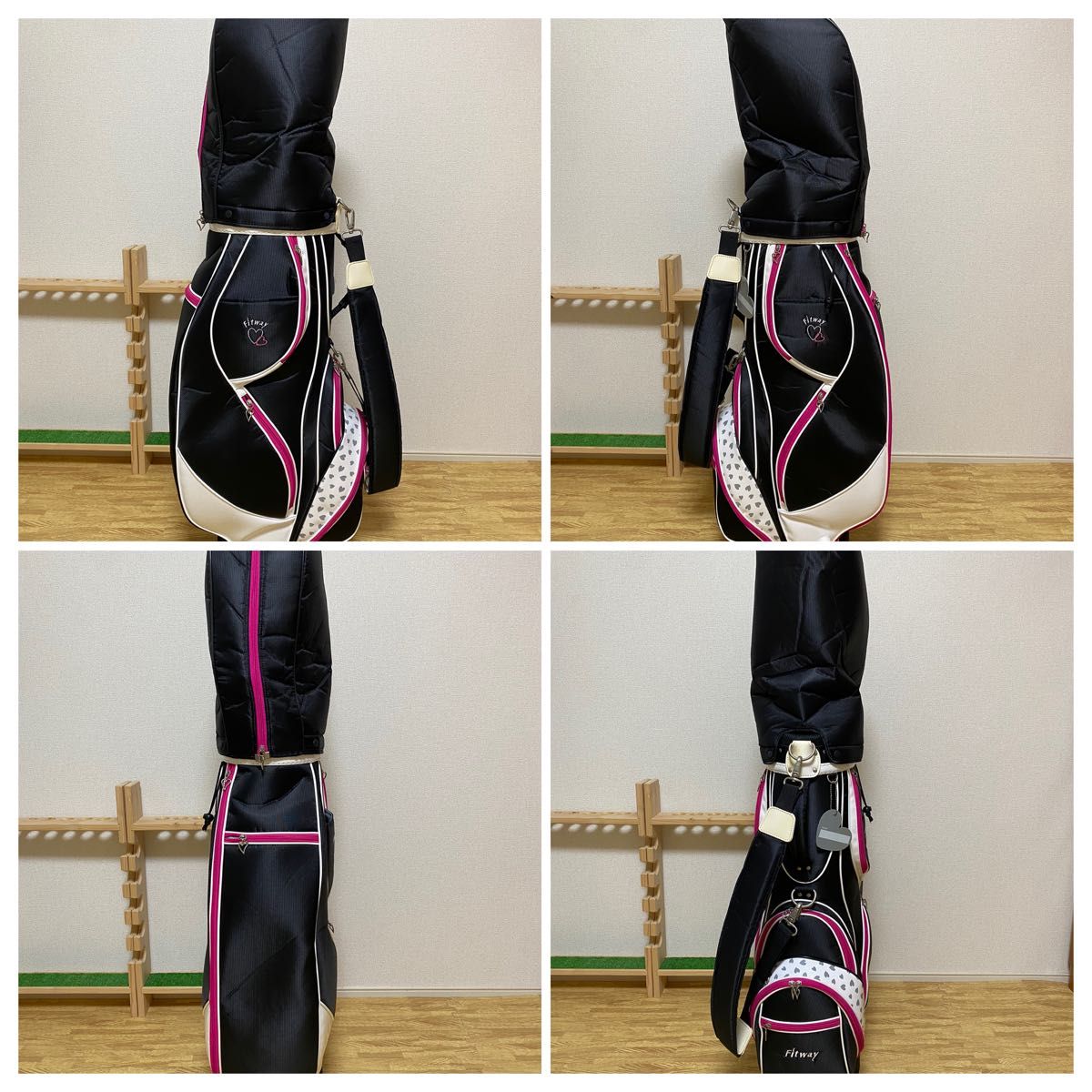 Fitwayフィットウェイ レディース ゴルフ クラブ 10本セット キャディ