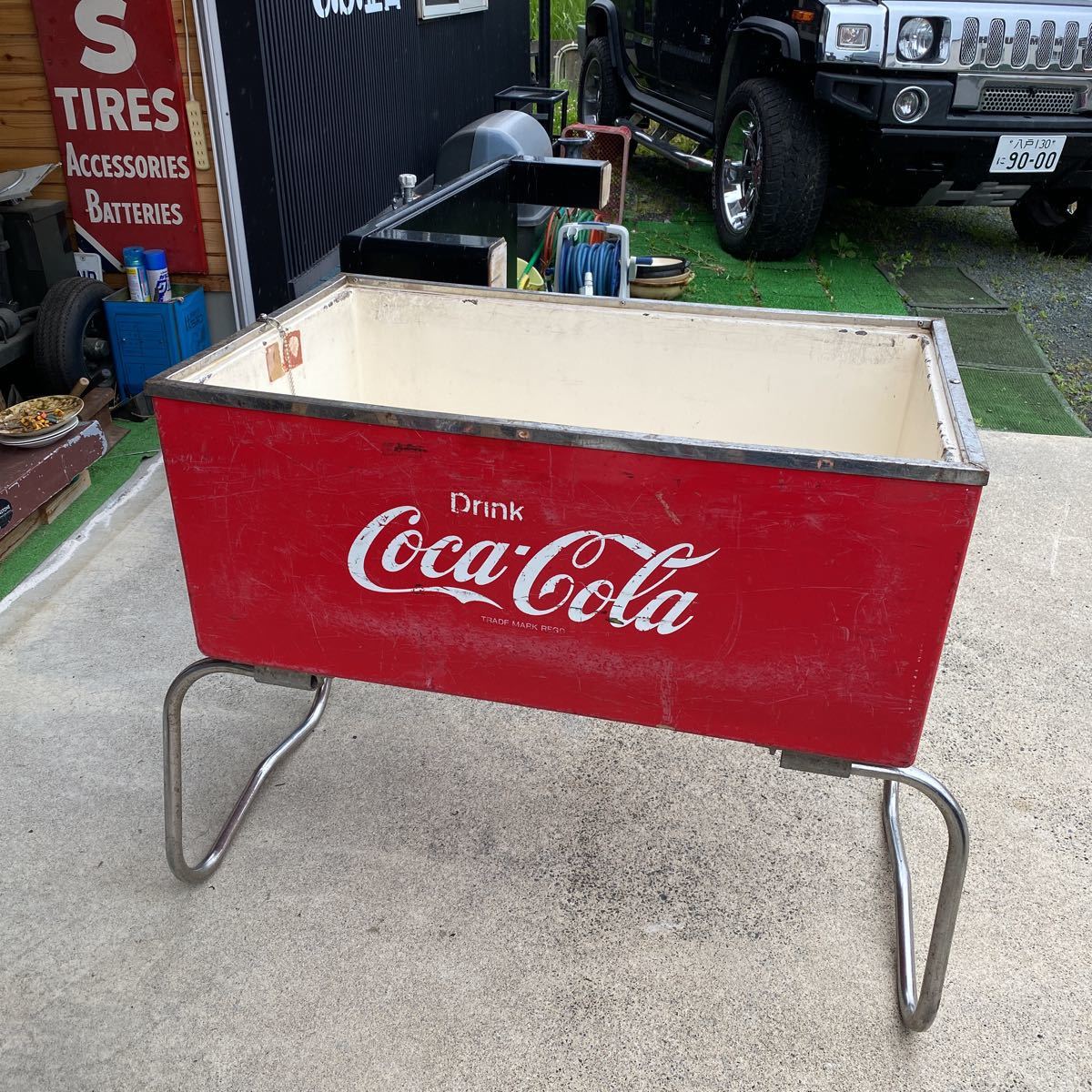 大型！1970~80年代 コカコーラ 看板 ライトアップ COCA COLA-