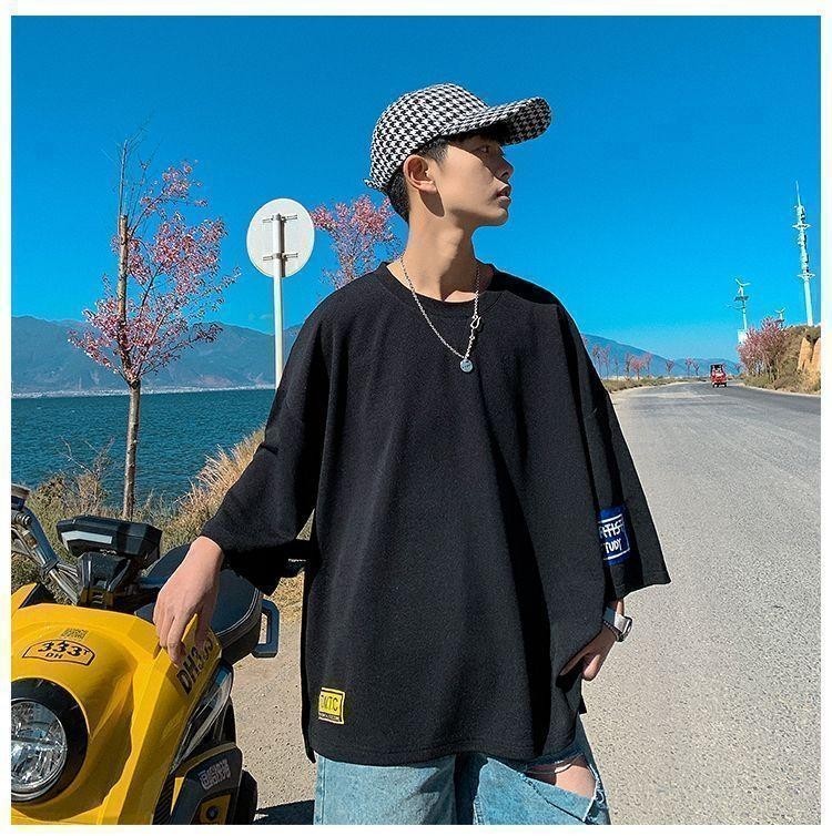 2XL 黒 3L メンズ ビッグ オーバーサイズ Tシャツ 半袖 韓国 ストリート ブラック オシャレ 涼しい サラサラ 薄め かっこいい ダボダボ ｜PayPayフリマ