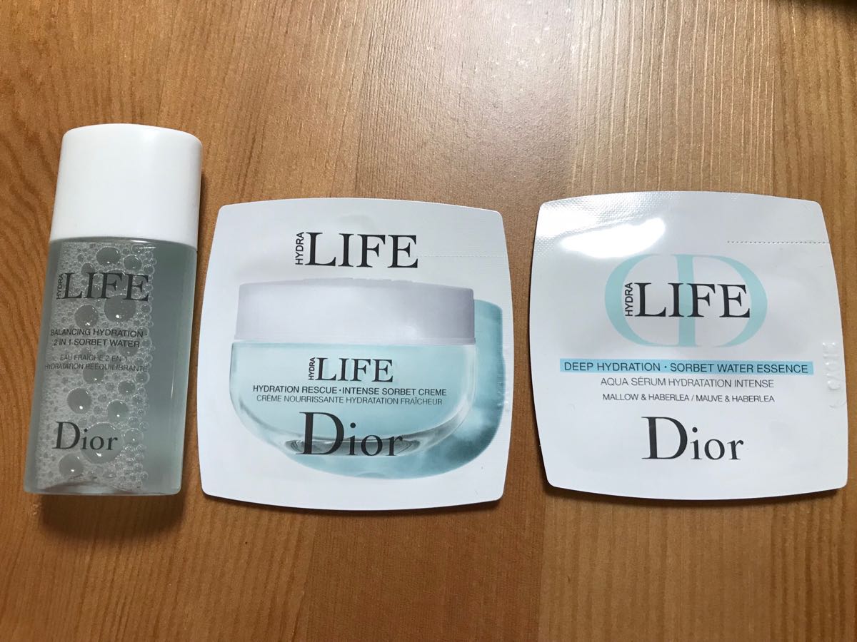 Dior ディオール ライフ バランシング ソルベ ウォーター 保湿化粧水 ライフ ソルベ エッセンス 保湿美容液 クリーム リッチ サンプル新品_画像1